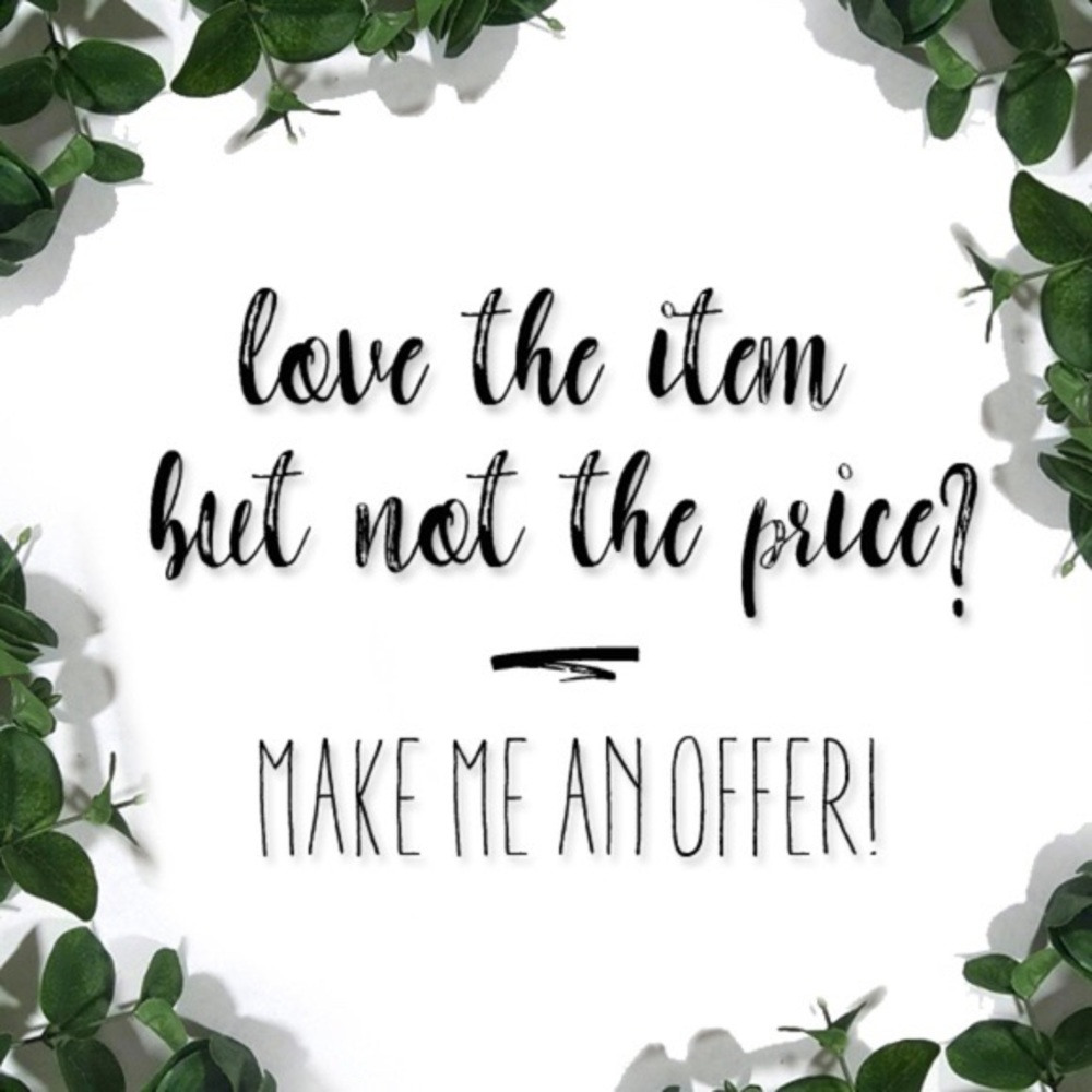 Feel free to make an offer!